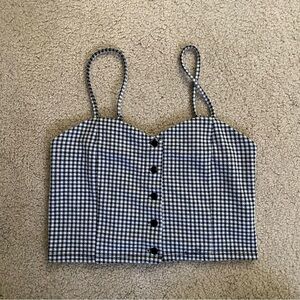 Forever 21 Plaid Crop Top